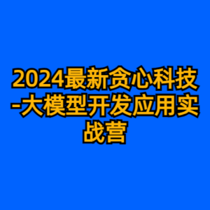 2024最新贪心科技-大模型开发应用实战营-cc资源站