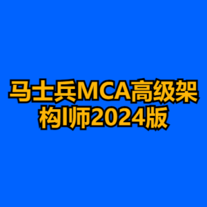 马士兵MCA高级架构l师2024版-cc资源站