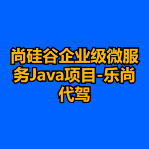 尚硅谷企业级微服务Java项目-乐尚代驾-cc资源站