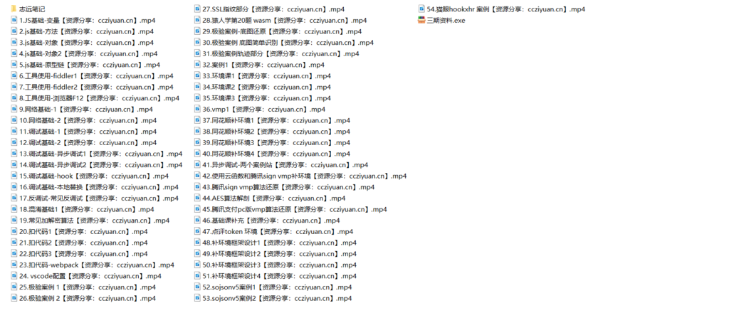 图片[1]-志远JS逆向三期