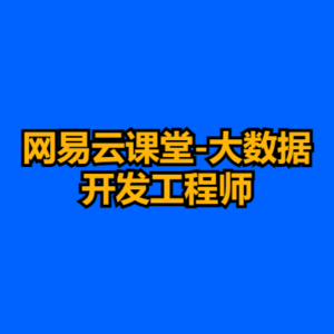 网易云课堂-大数据开发工程师-cc资源站