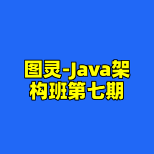图灵-Java架构班第七期-cc资源站