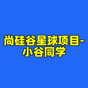 尚硅谷星球项目-小谷同学-cc资源站