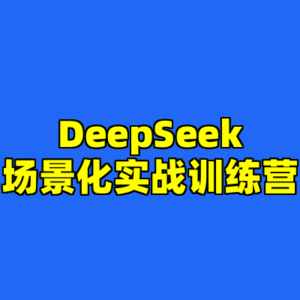 DeepSeek场景化实战训练营-cc资源站