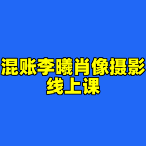 混账李曦肖像摄影线上课-cc资源站