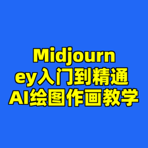 Midjourney入门到精通 AI绘图作画教学-cc资源站