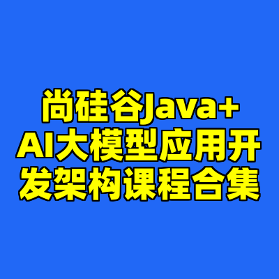 尚硅谷Java+AI大模型应用开发架构课程合集