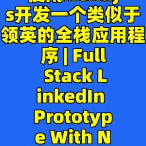 使用Next.js开发一个类似于领英的全栈应用程序 | Full Stack LinkedIn Prototype With Next.js-cc资源站