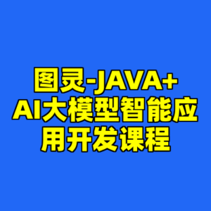 图灵-JAVA+AI大模型智能应用开发课程-cc资源站
