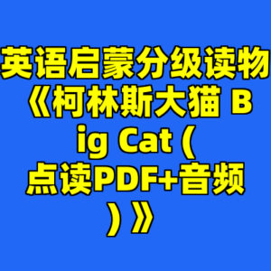 英语启蒙分级读物《柯林斯大猫 Big Cat (点读PDF+音频) 》-cc资源站