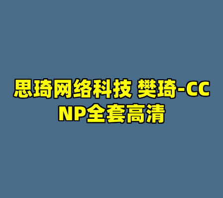 思琦网络科技 樊琦-CCNP全套高清