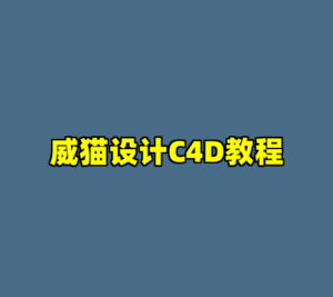 威猫设计C4D教程-cc资源站