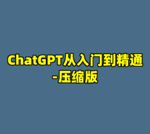 ChatGPT从入门到精通-压缩版-cc资源站