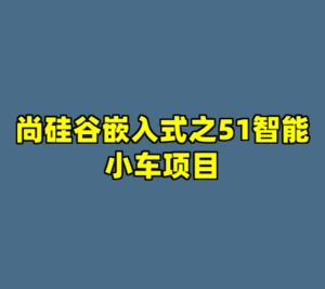 尚硅谷嵌入式之51智能小车项目-cc资源站