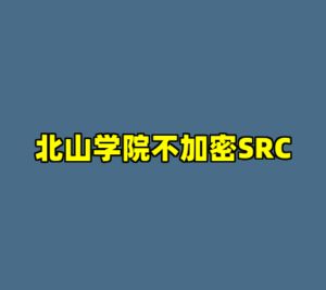 北山学院不加密SRC-cc资源站