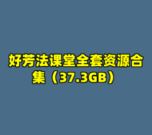 好芳法课堂全套资源合集（37.3GB）-cc资源站