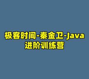 极客时间-秦金卫-Java进阶训练营-cc资源站