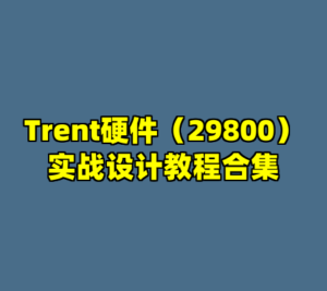 Trent硬件（29800）实战设计教程合集-cc资源站