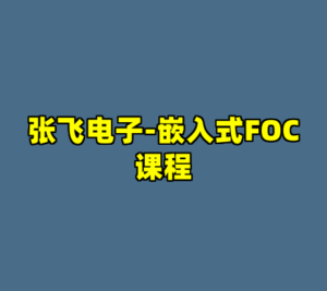 张飞电子-嵌入式FOC课程-cc资源站