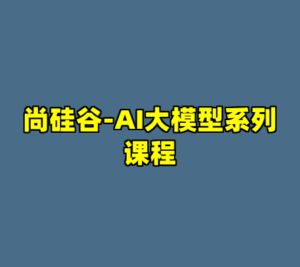 尚硅谷-AI大模型系列课程-cc资源站